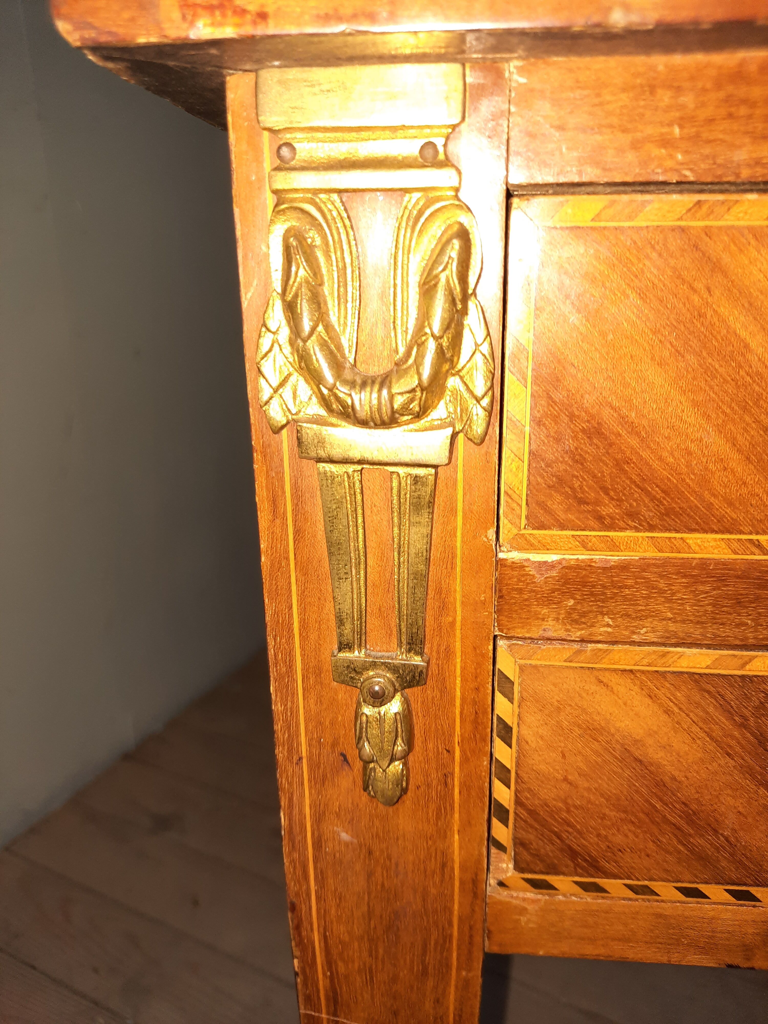 Desk flat fine nineteenth louis XVI style