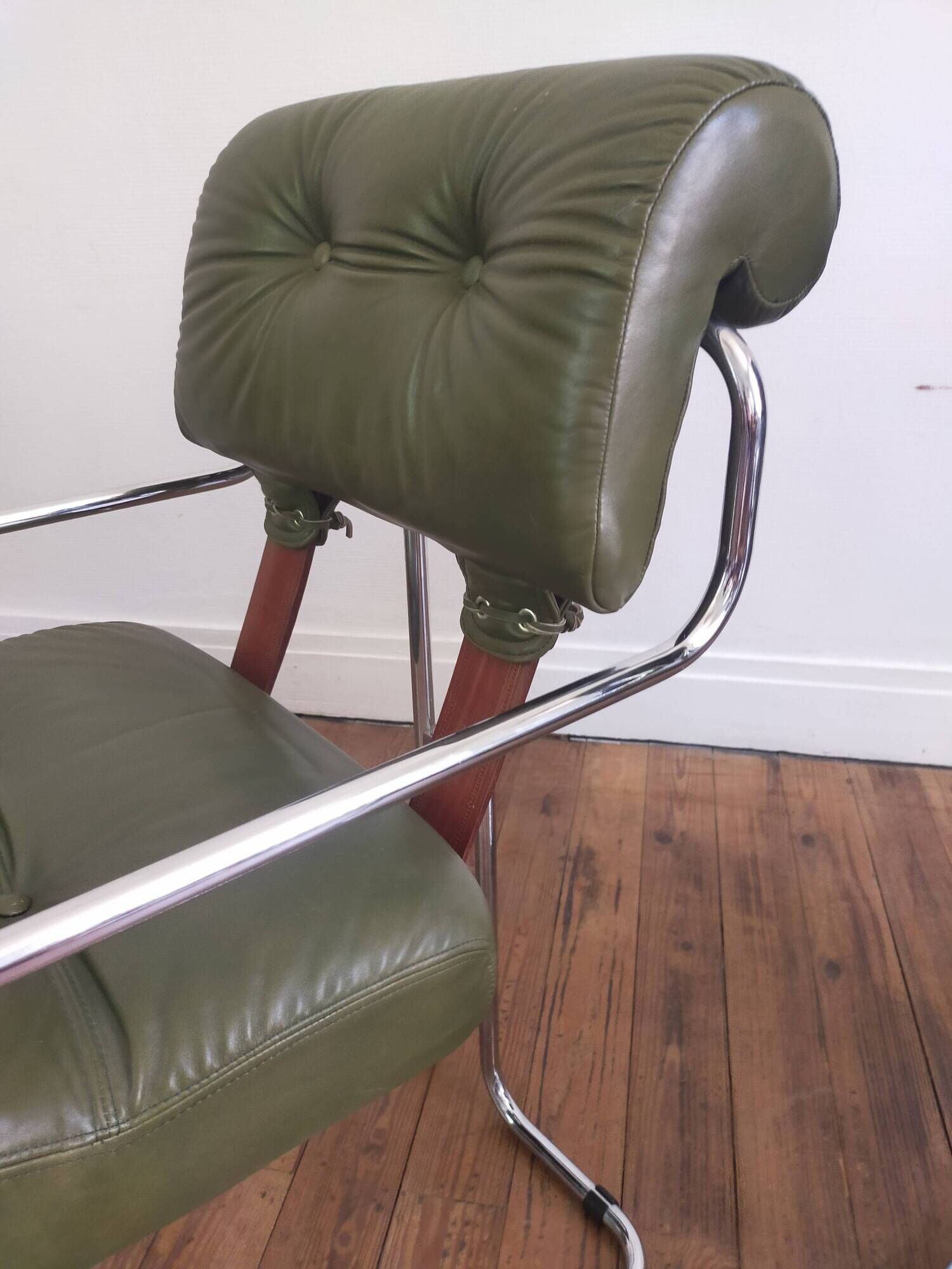 Paire de fauteuils Tucroma par Guido Faleschini