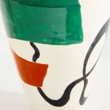 Glazed ceramic vase signed Roland Brice circa 1950