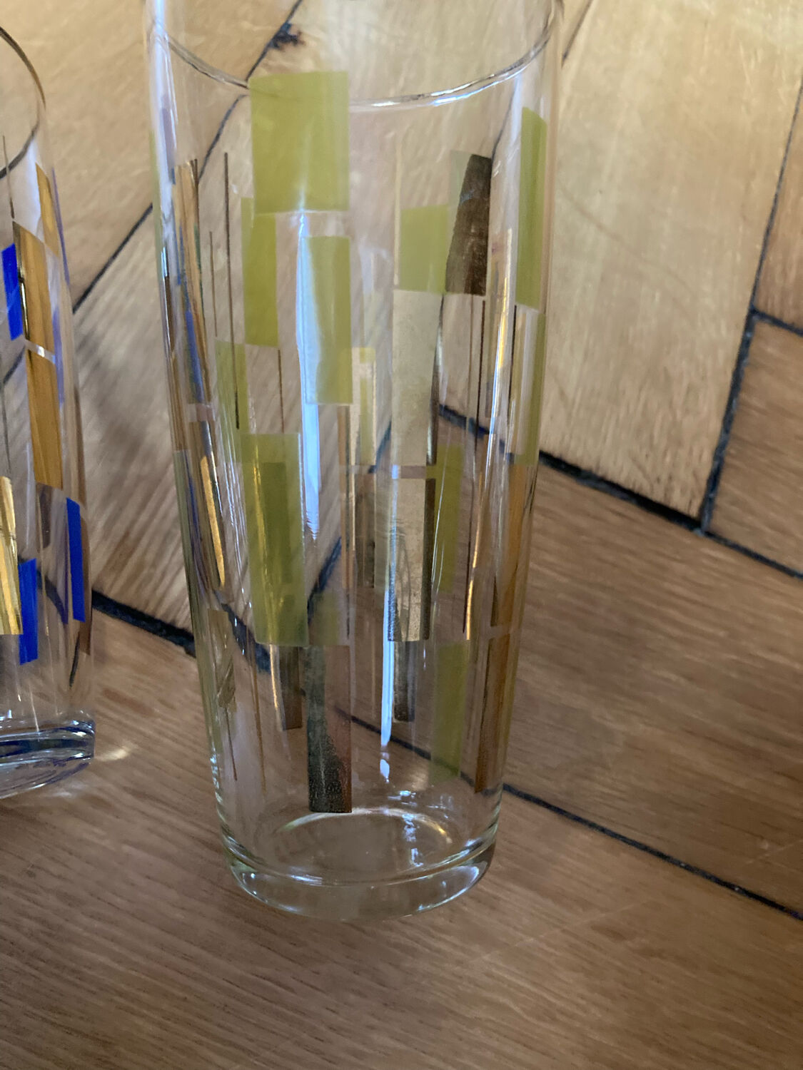 Verres à orangeade vintage 60s