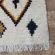 Handmade wool Berber rug 240x148 cm