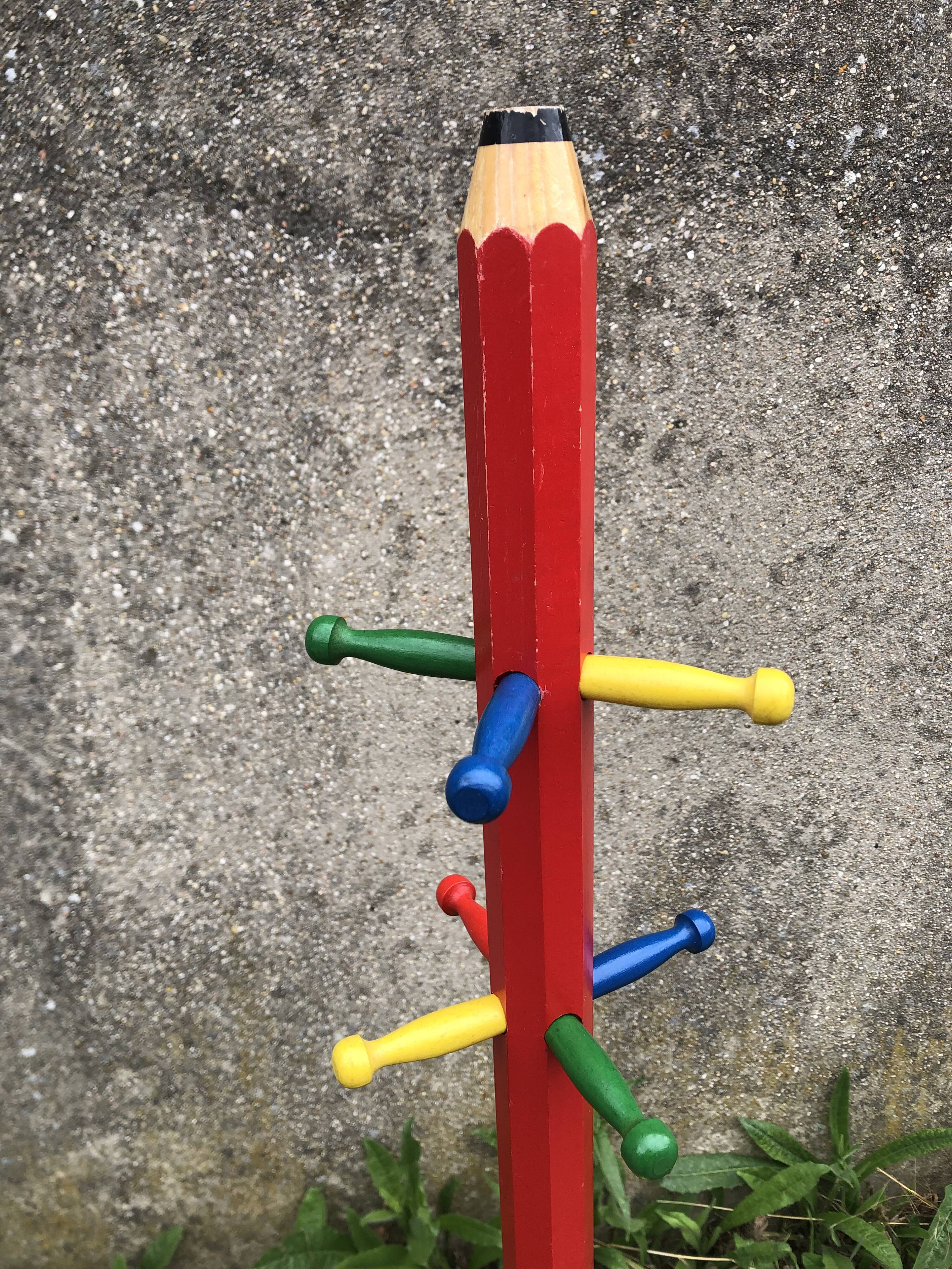 Pierre Sala standing coat rack for children 1970s