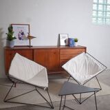 2 x OTI Gammelgaard Diamond Sessel + Tisch