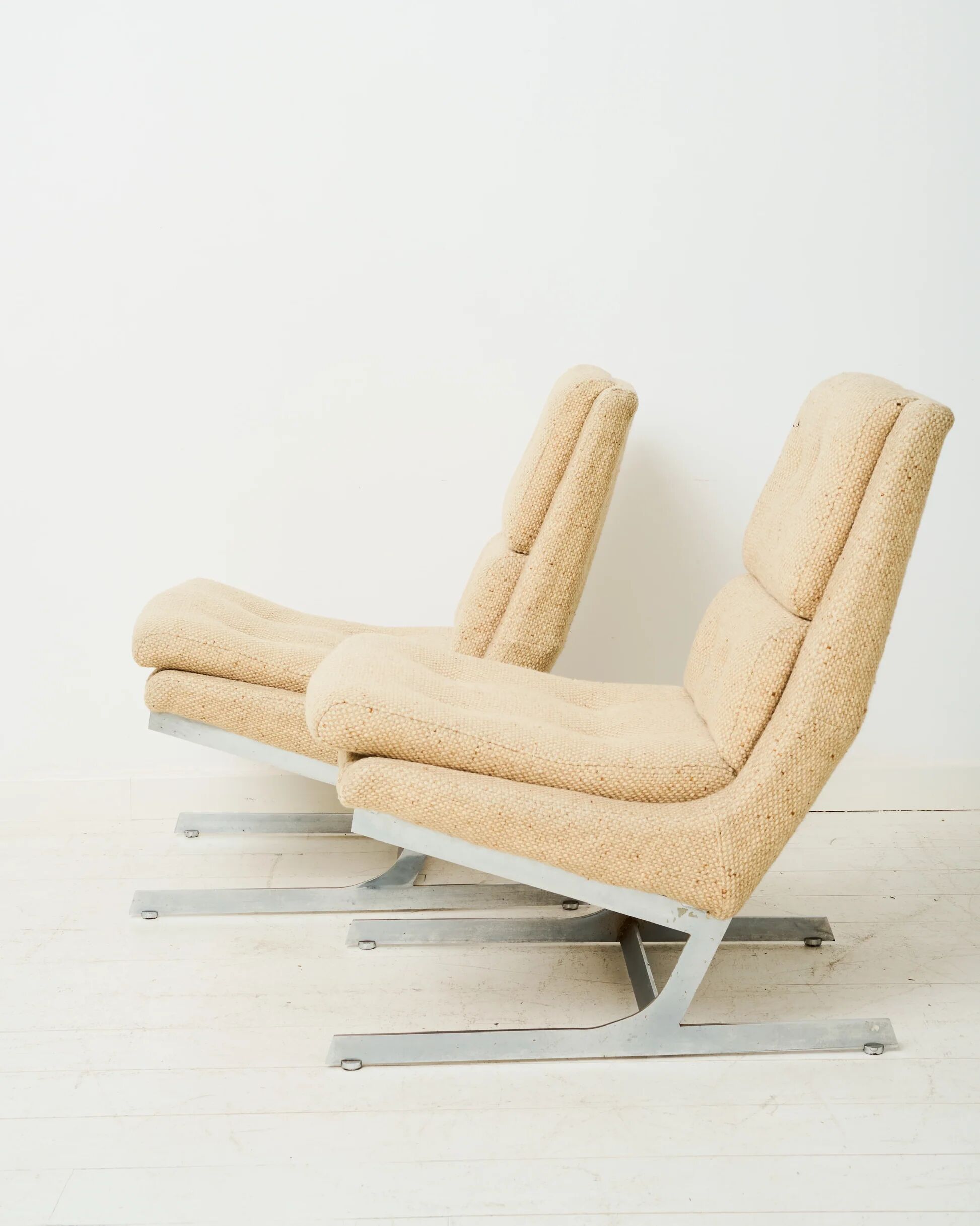 Sledge base armchair (1 of 2), Raphael Raffel, 1970s