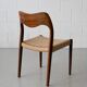 JL Møller dining chairs model 71, rosewood