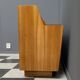lowboard  with black glass top 1960s