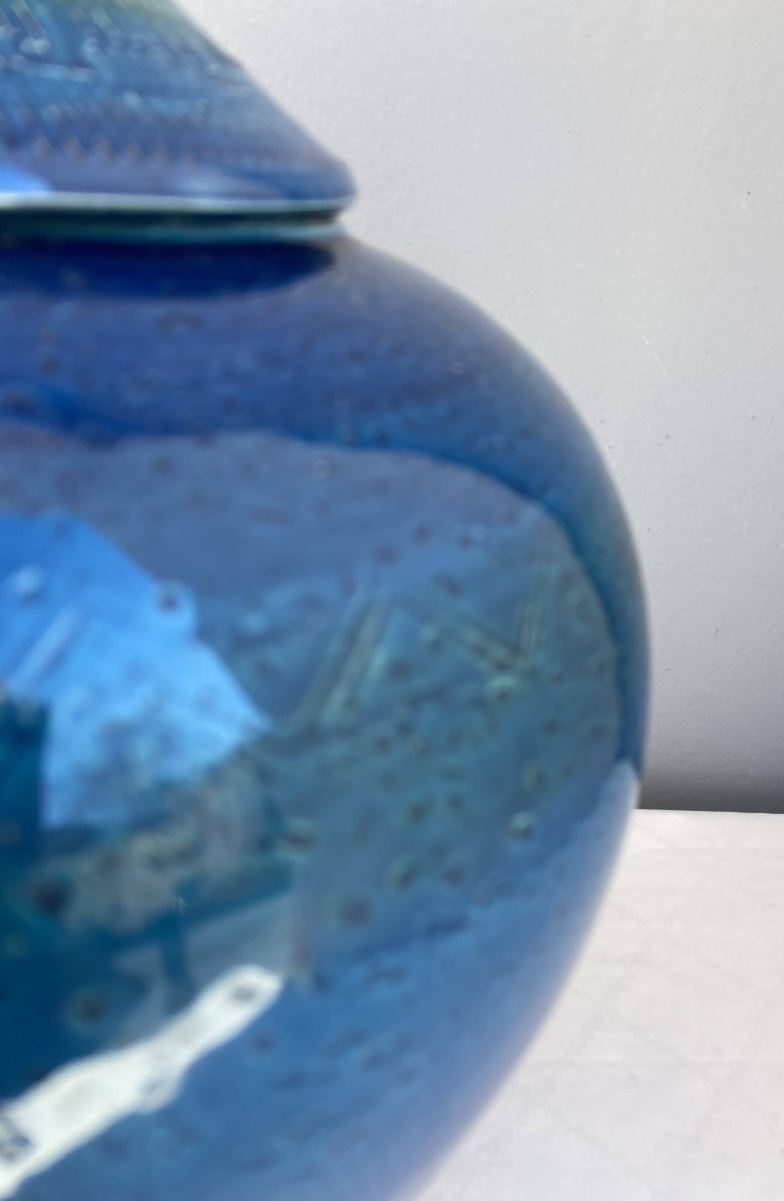 Bitossi ceramic lidded pot