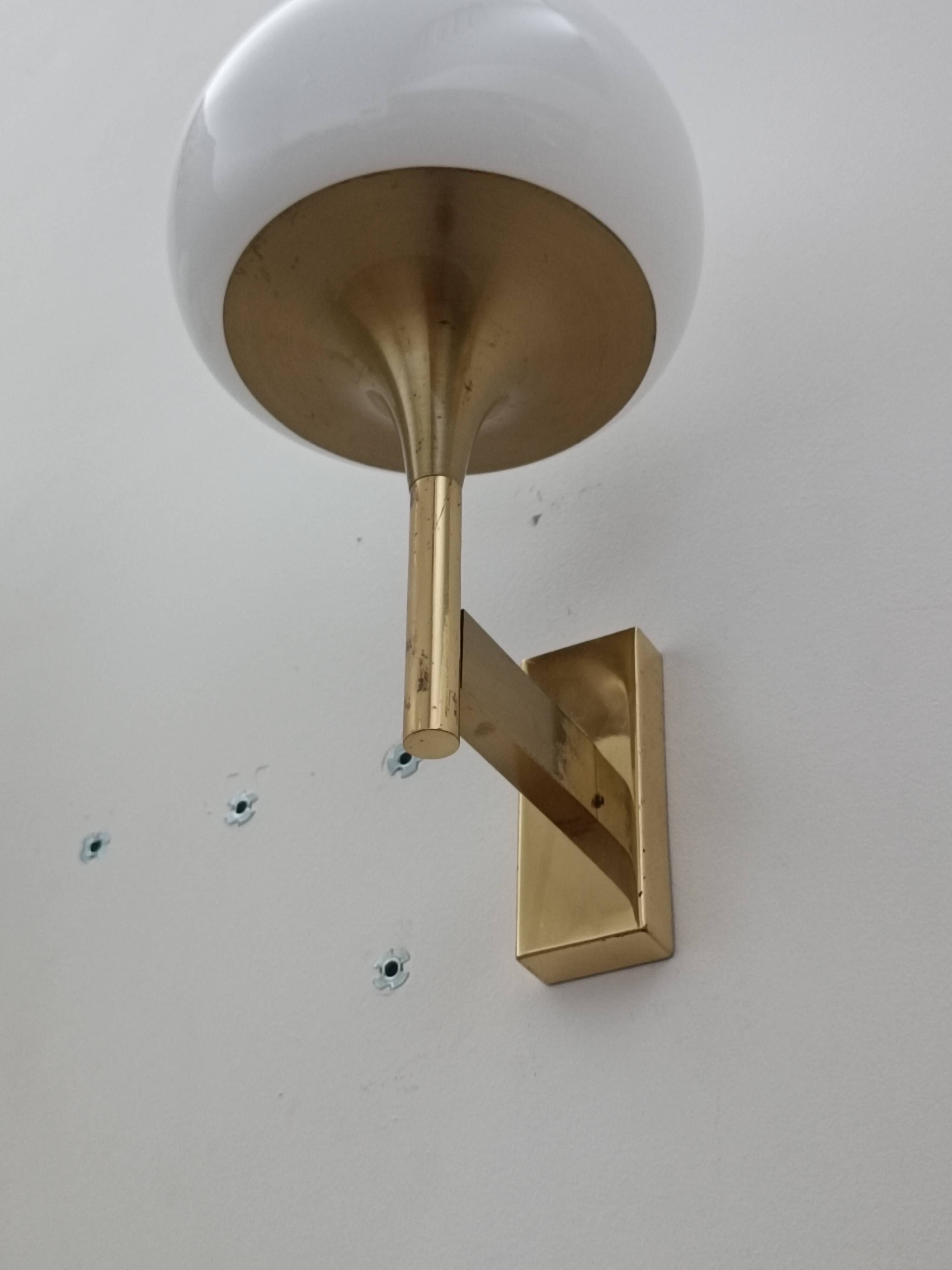 Paire d'appliques murales par Gaetano Sciolari 1970s