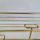 Vintage 1960 brass coat rack