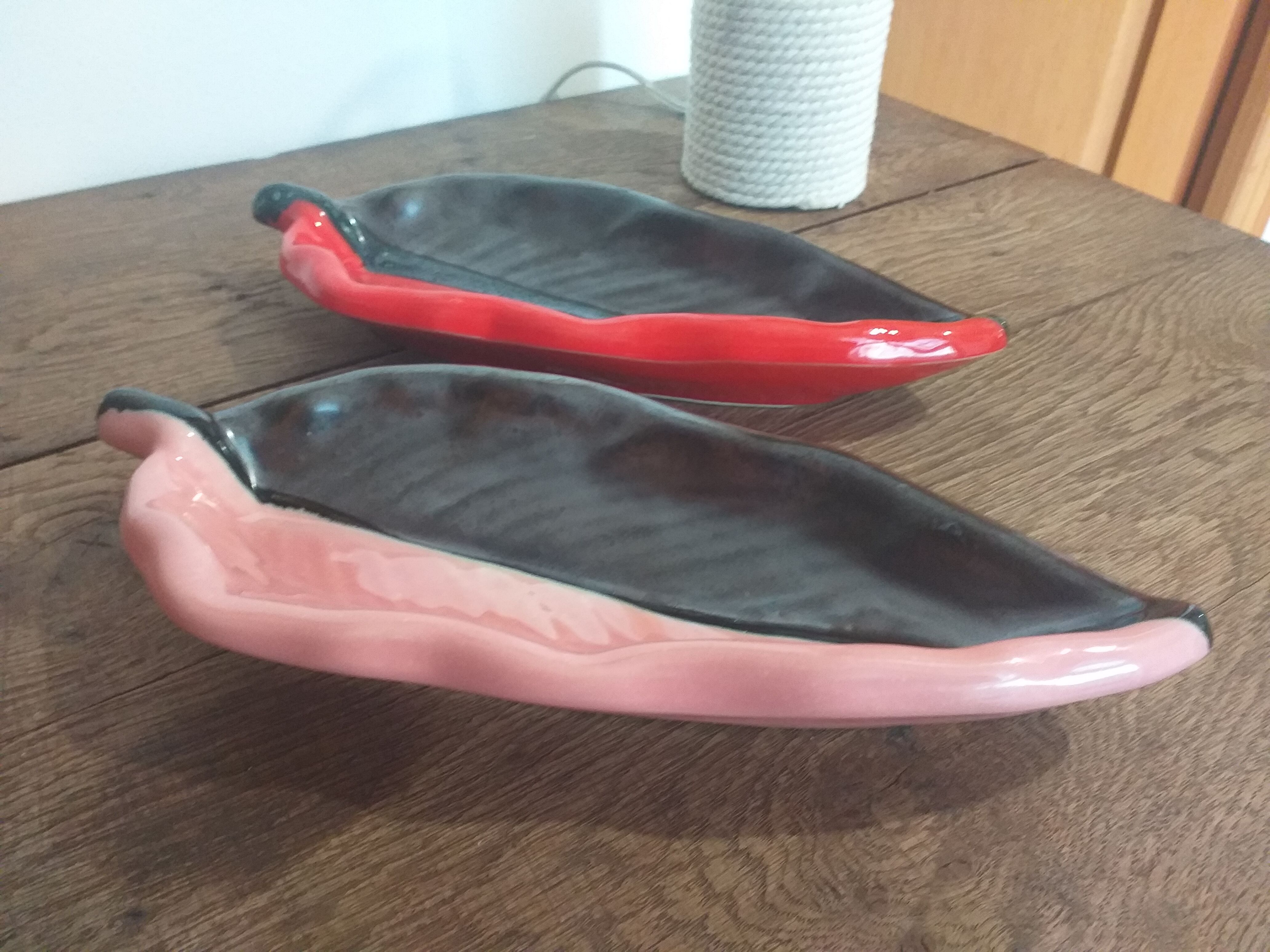 Vallauris porcelain cups