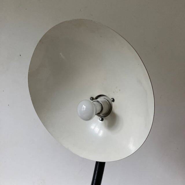 Large burgundy Targetti desk lamp