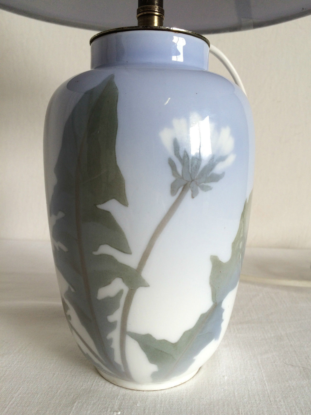 Royal Copenhage porcelain lamp