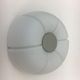 Mid-century wall apply in opalescent glass and chrome from Glash-tte limburg