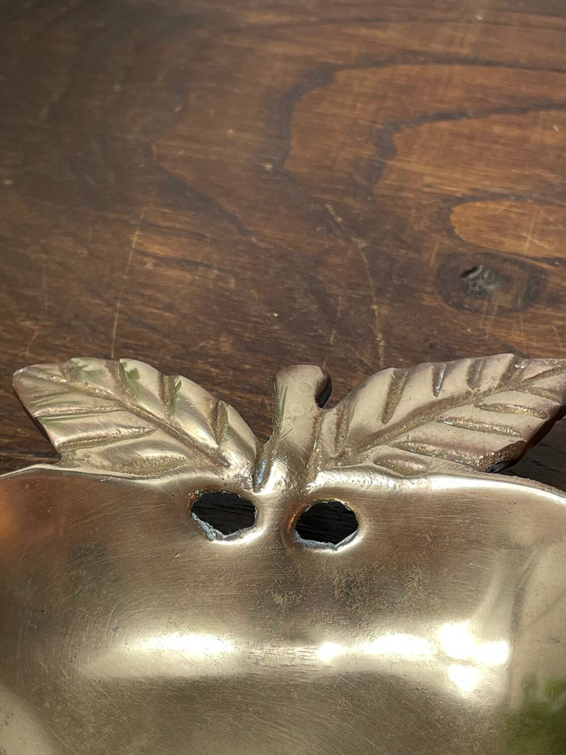 Cup, brass apple pocket