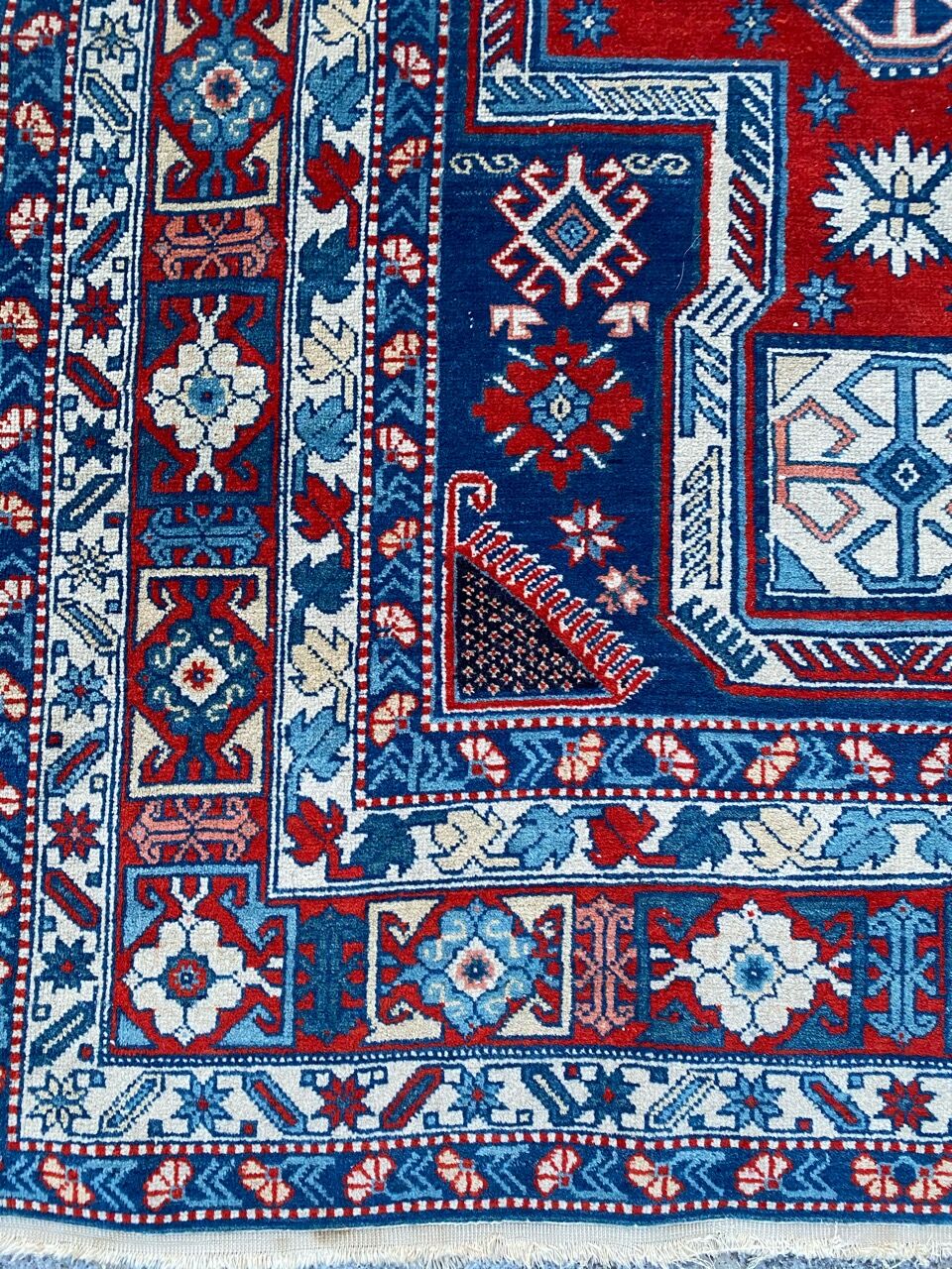 Vintage carpet of the chirwan Caucasus 115x195 cm
