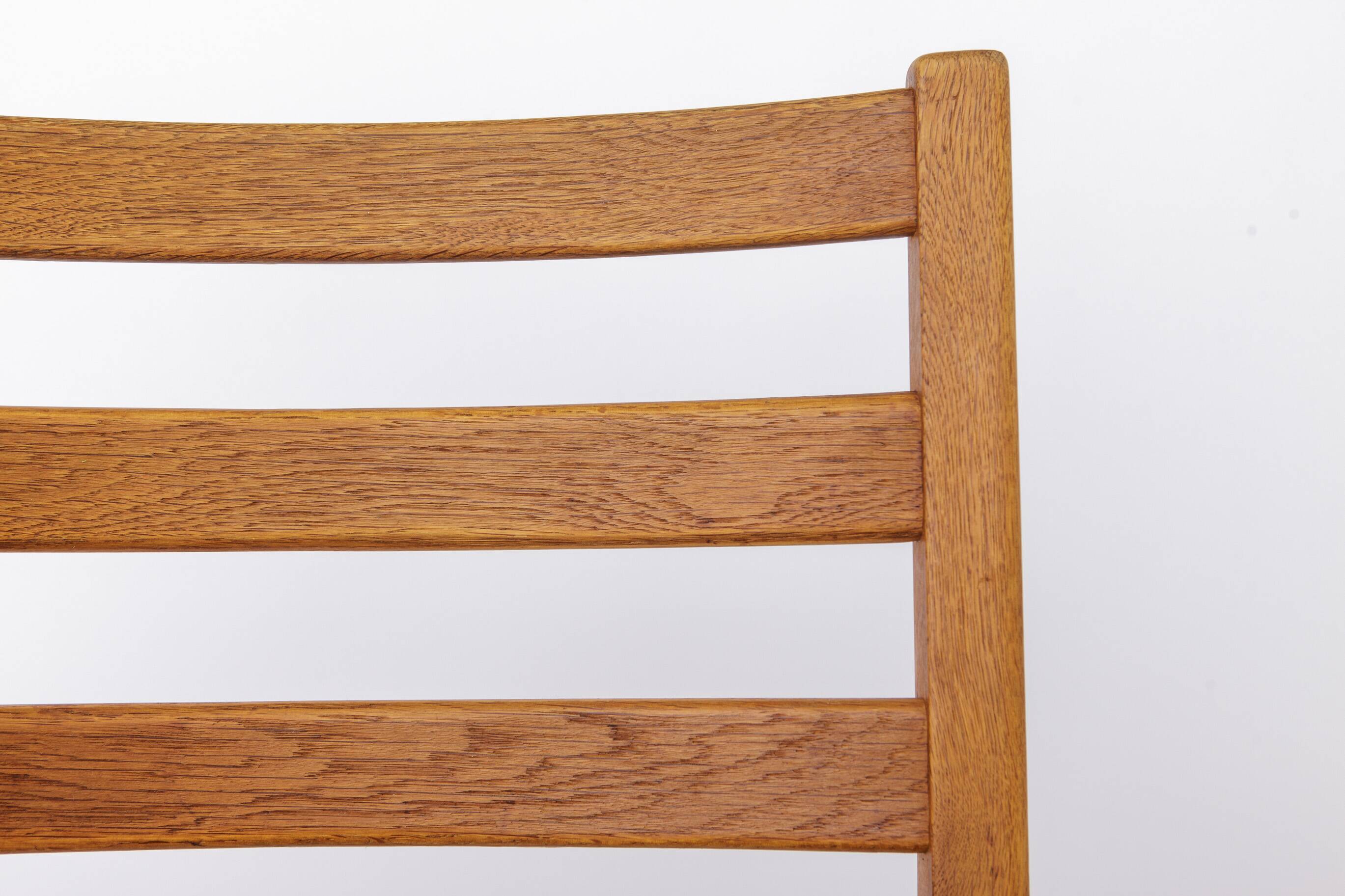 2 of 6 Kurt Østervig Oak Dining Chairs for KP Møbler, 1960s Danish