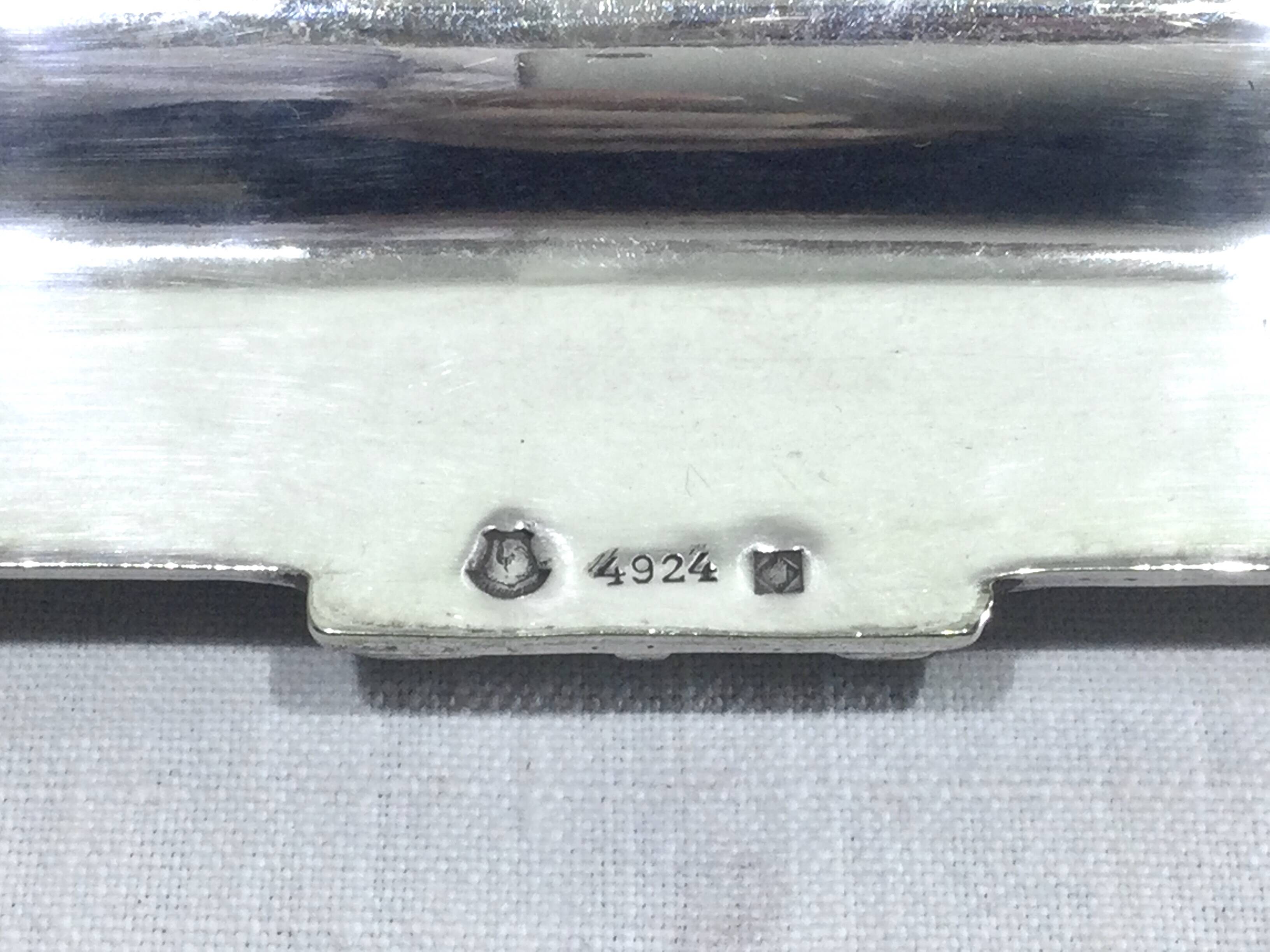Gallia - Silver metal serving tray