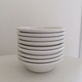 Set of 9 Sarreguemines cups