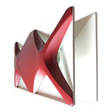 Oyster wall lamp by Klaus Link for Heinz Neuhaus, 1970