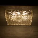 Brutalist ceiling light “Ice Glass”