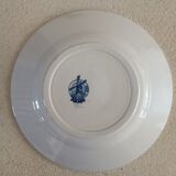 2 mismatched ironstone plates