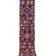 Mid Century Nomadic Wool Anatolian Hall Kilim Runner, Gallery Rug 2'9'' x 14'1''