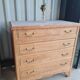 Commode art déco vintage bois massif