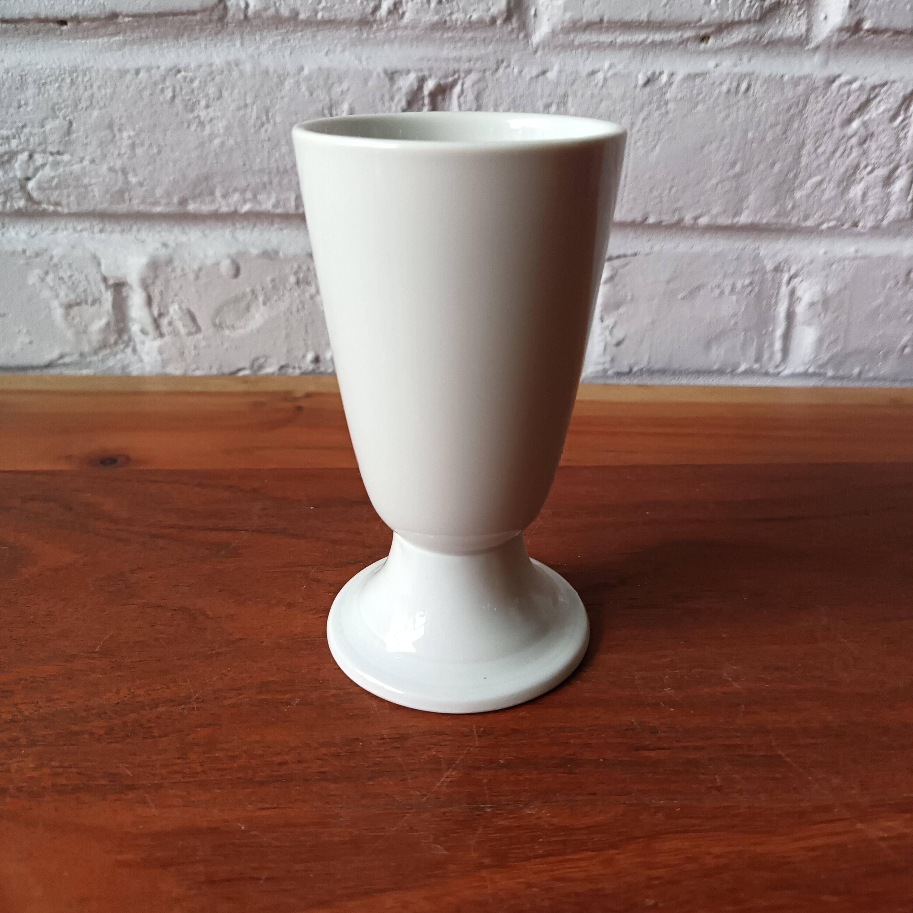 4 mazagrans vintage avec décor floral, tasses à café rustique