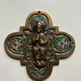 Christ in Majesty - bronze plaque