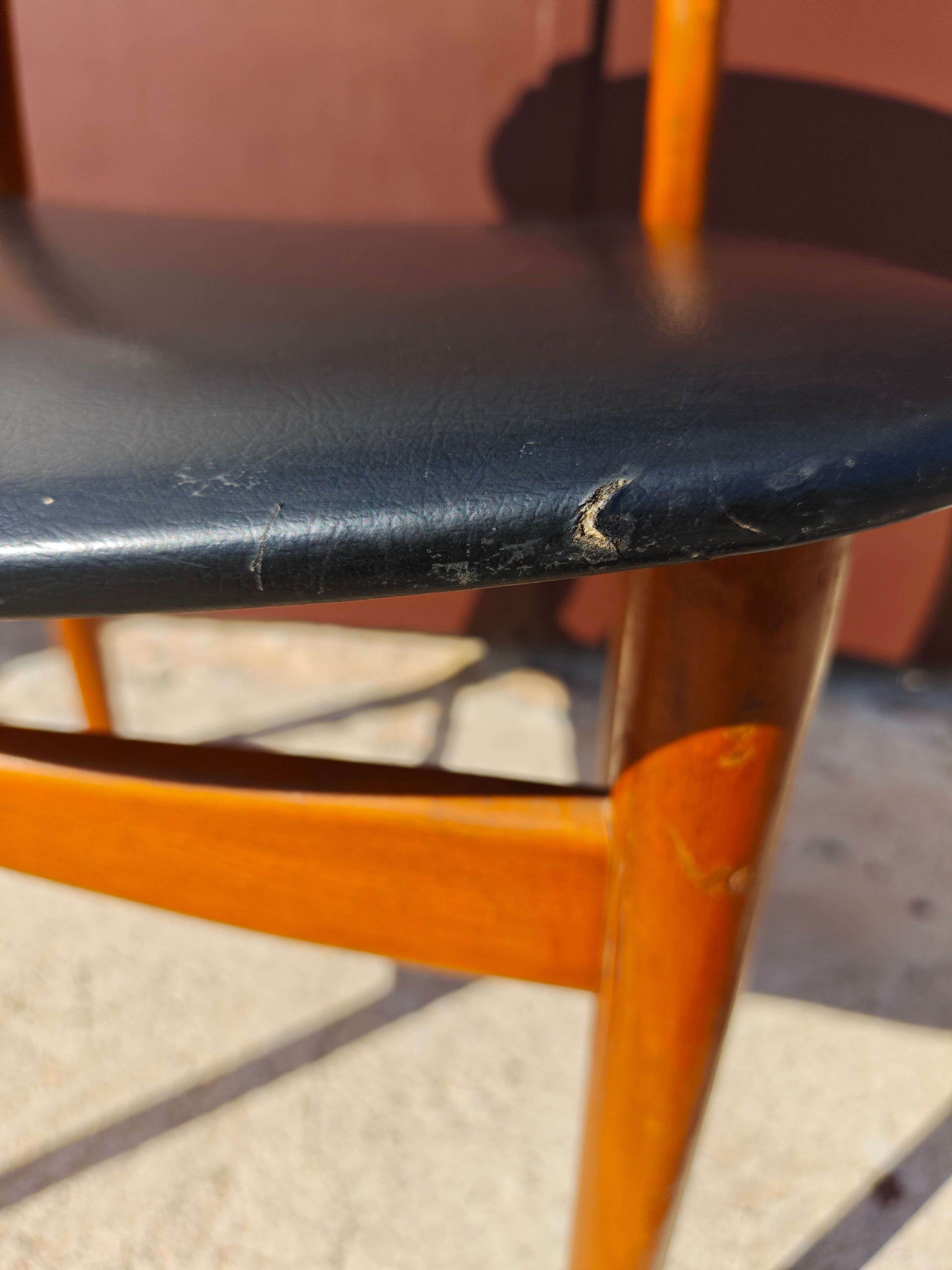 4 chaises Farstrup scandinave