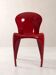 Deeva chair by Wisign, opera red model.