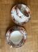 2 antique cups with saucers Sarreguemines Kyoto ironstone