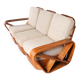 Rattan sofa by Paul Frankl