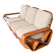 Rattan sofa by Paul Frankl