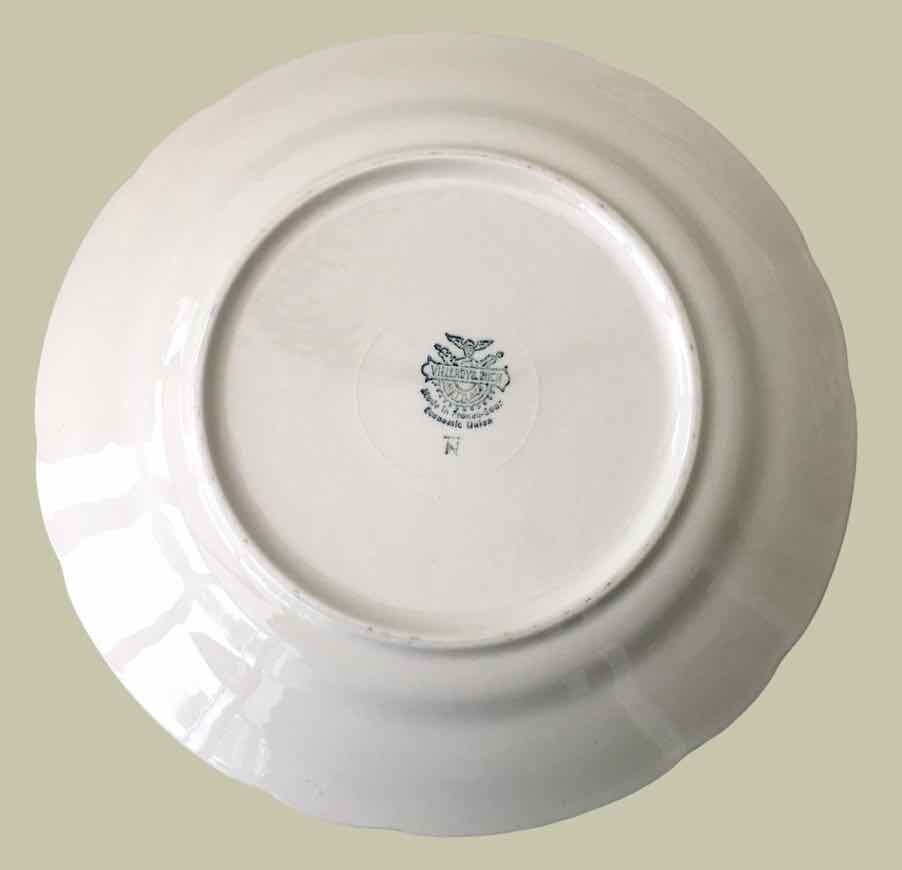 8 flat plates Villeroy and Boch 1950