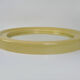 Vintage beige round mirror, Cattaneo Italy Year 70