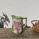 Pitcher in slip - earthenware Saint Clement numbered with fruit and grape basket decoration