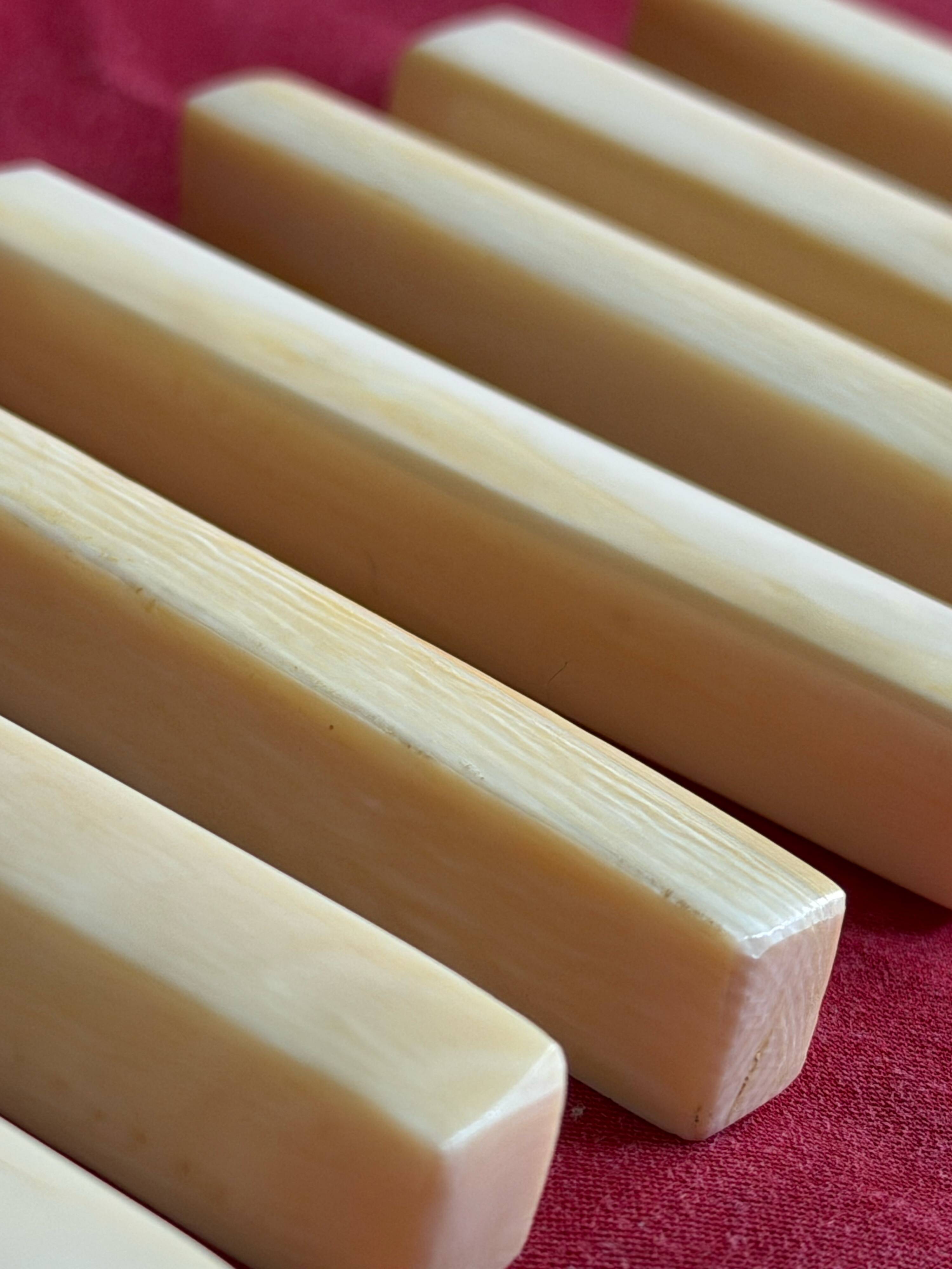 11 ivory knife rests