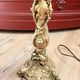 Art Nouveau torch lamp base in gilded bronze by Susse Frères & Robert.