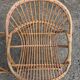 Pair of rattan armchairs 1960
