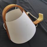 Scandinavian adjustable wall lamp from the 1960s/1970s in wood