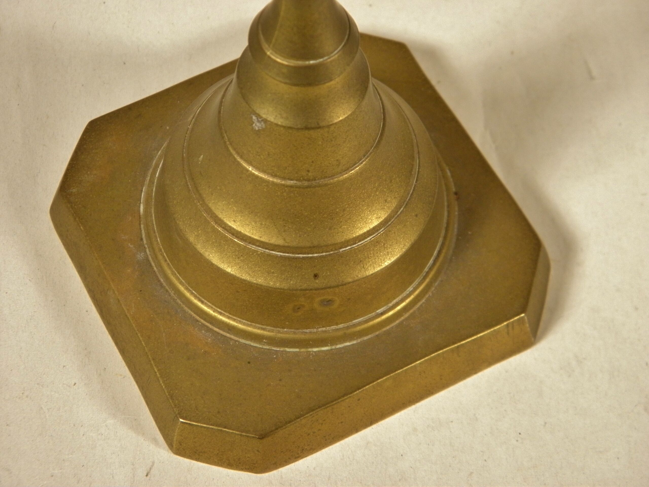Brass candle holder