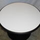 Coffee table round double-sided tray and tulip foot 70s