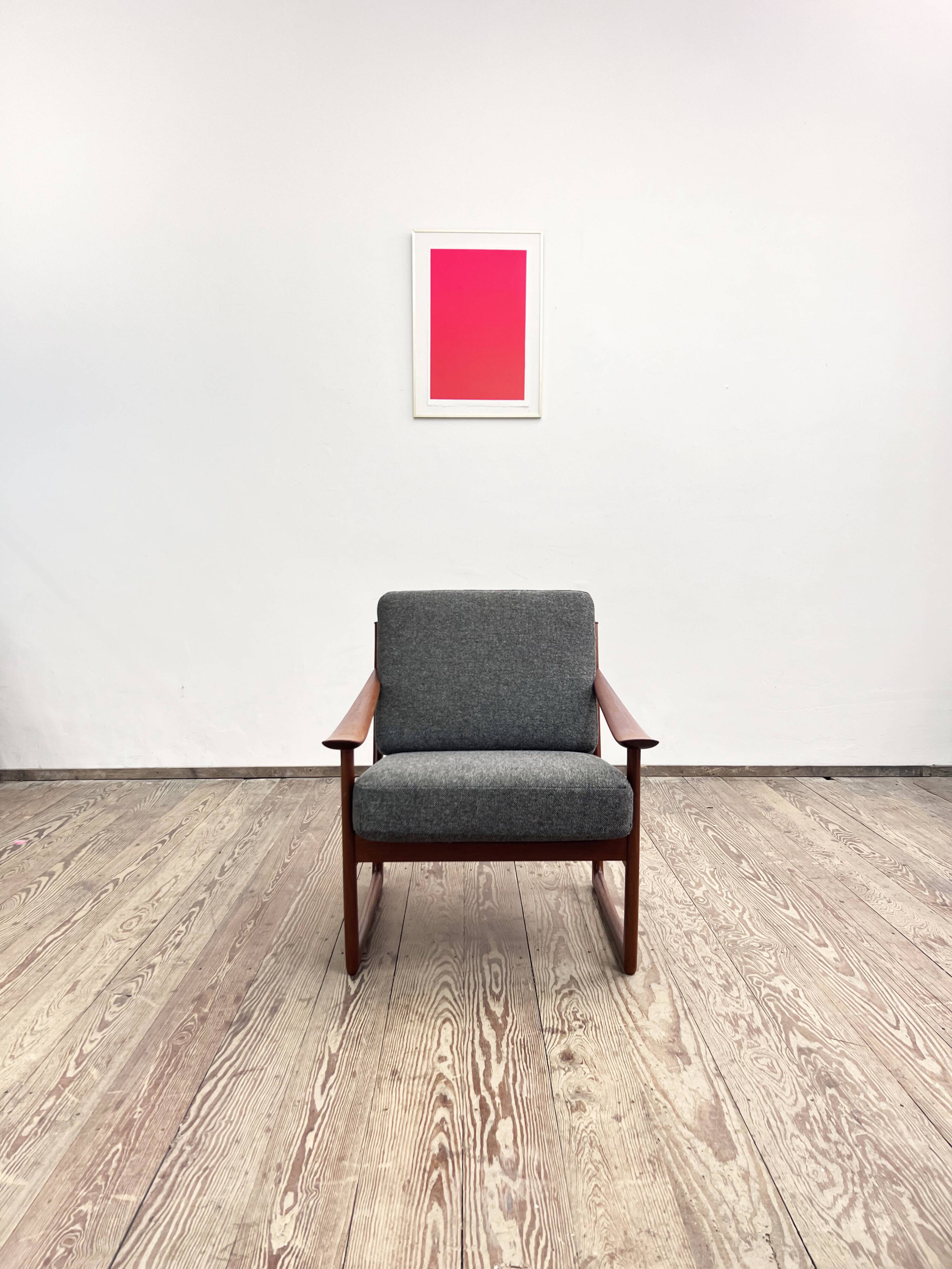 Mid-Century Modern Lounge Chair in Teak by Peter Hvidt an Orla Mølgaard Nielson for France and Son