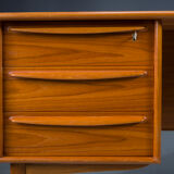Mid-Century Danish Modern Desk Teak by Svend Madsen for Falster, 1970s
