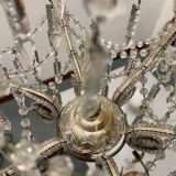 Vintage Crystal Beaded Chandelier