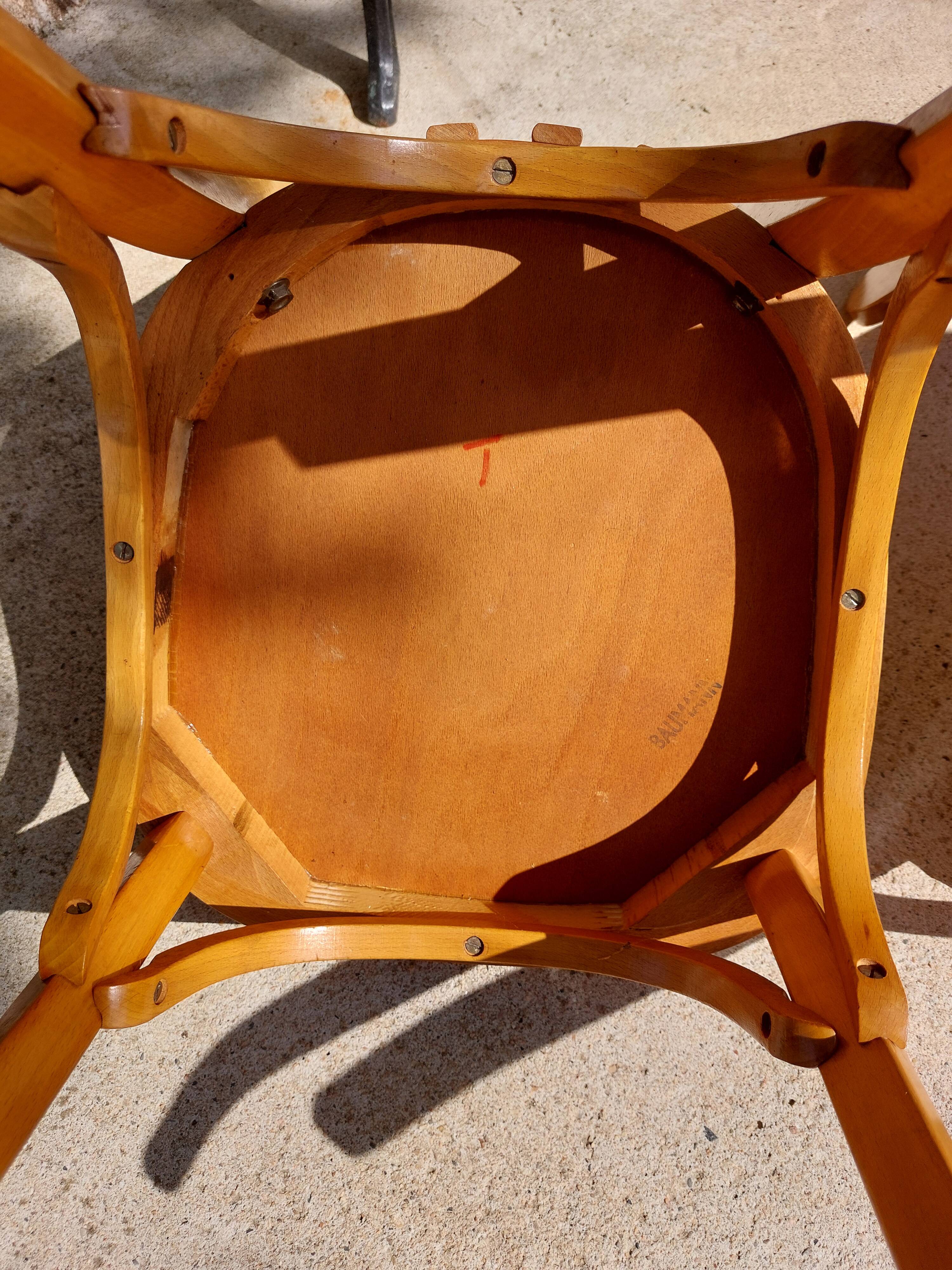 4 vintage Baumann bistro chairs