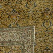 Vintage Turkish Anatolian Carpet 186x283 cm Floral Brown Blue