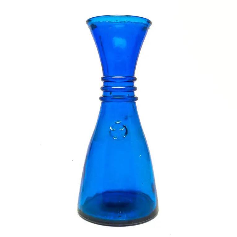 Mid-century modern vase, cobalt glass, Sweden, 1970s