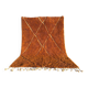 Beni Ouarain rug 240x200 cm – Thick ochre wool with tribal patterns